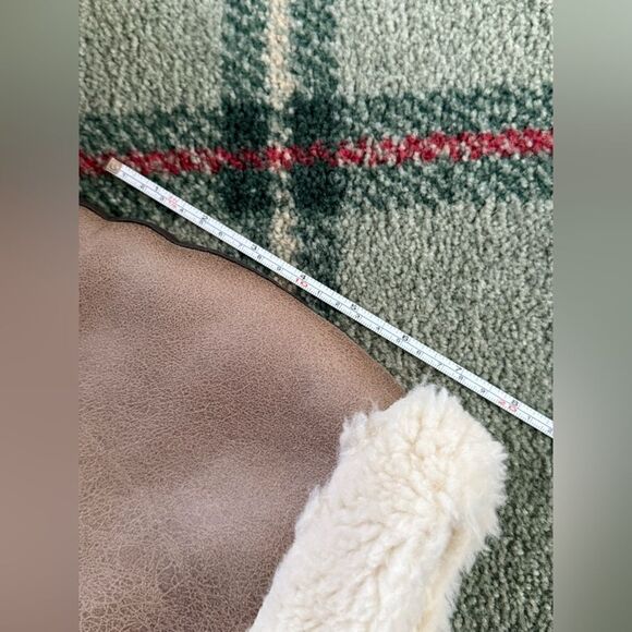 Zara Limited Edition pearlized brown coated double faced vest w buckles - NWOT M - Picture 7 of 15